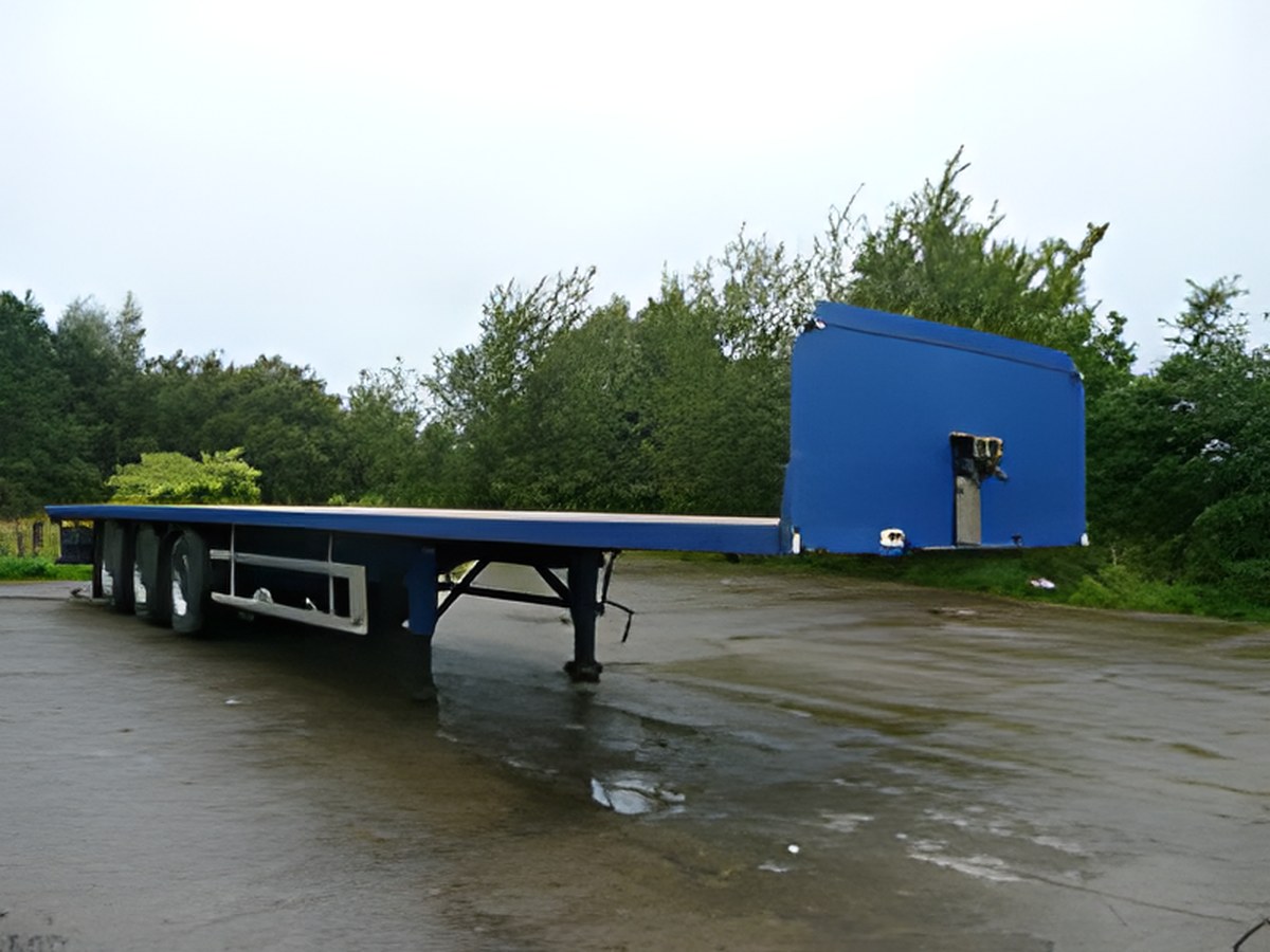 Flat bed trailer available for hire